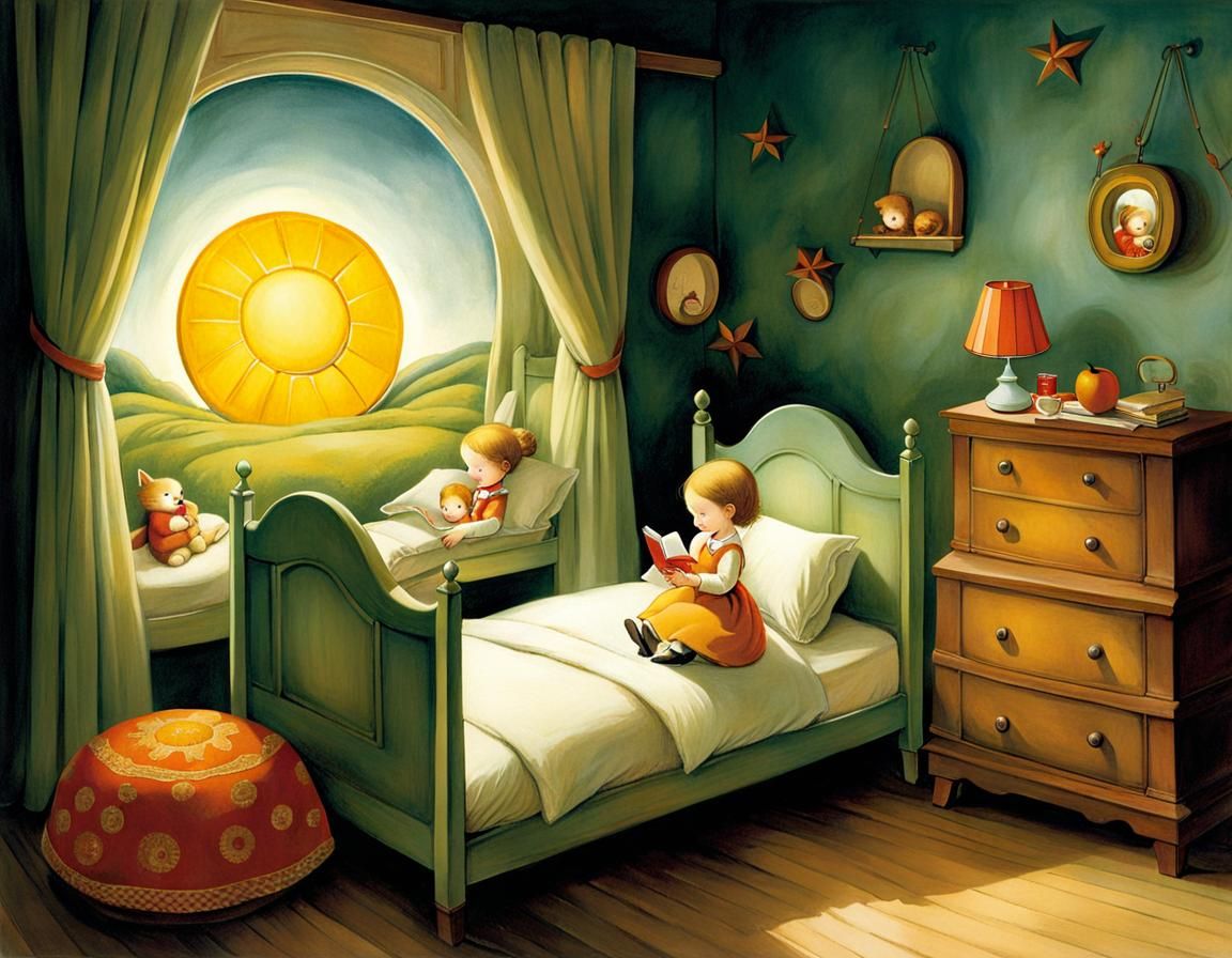 Storybook Illustration: Keep on the Sunny Side