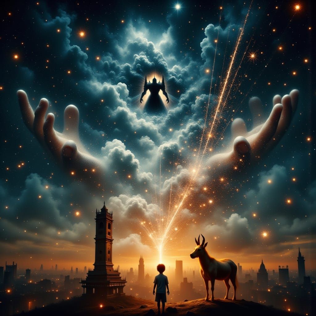 Ghostly Demon Appears Amidst Diwali Fireworks in Delhi