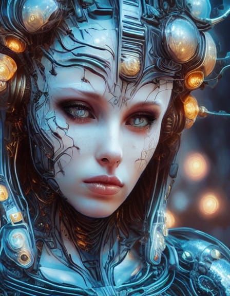 Tiny Alien Creature Held by Giant Astronaut