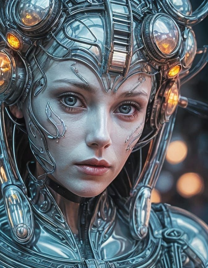 Tiny Glowing Alien in Giant Astronaut's Hand Close-Up