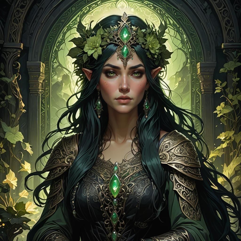 Epic Dwarven Necromancer Concept Art