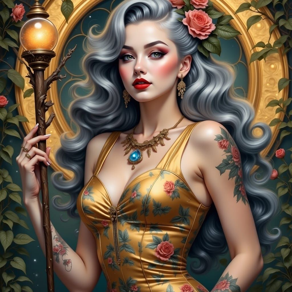 Ethereal Goddess of Nature's Harmony