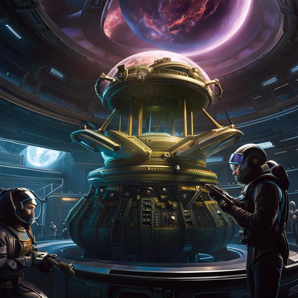 Scientists Dissect Alien: Sci-Fi Concept Art