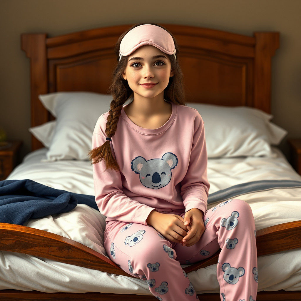 Girl in Koala Pajamas: Fantasy Concept Art