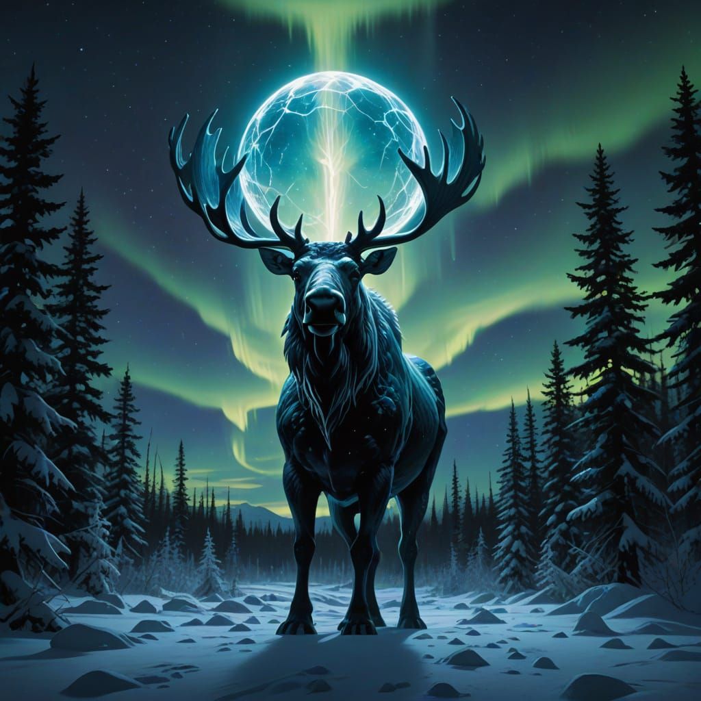 Secret Quantum Outpost in Snowy Wilderness