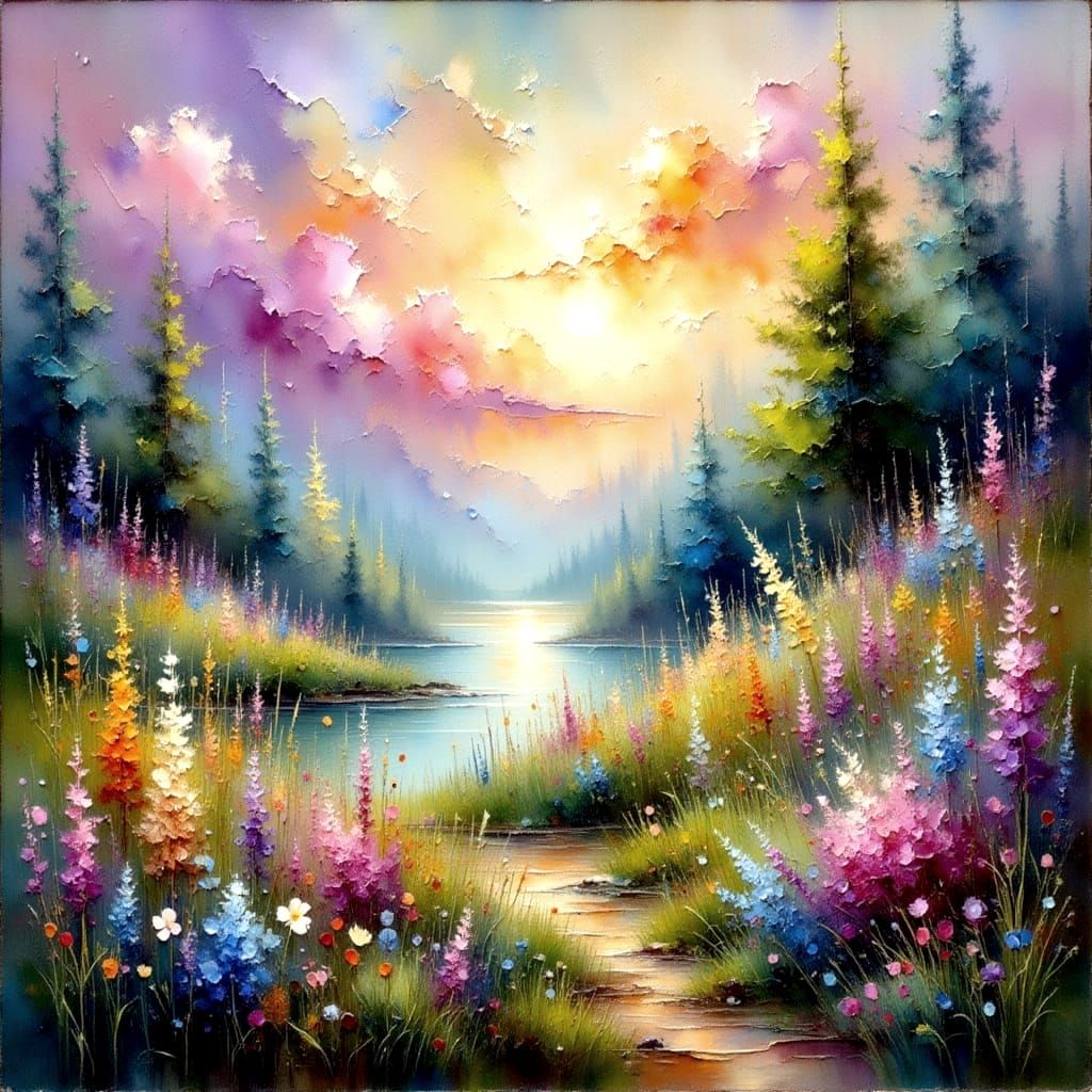 Surreal Fantasy World Descends to Heather-Clad Cliffs Along ...