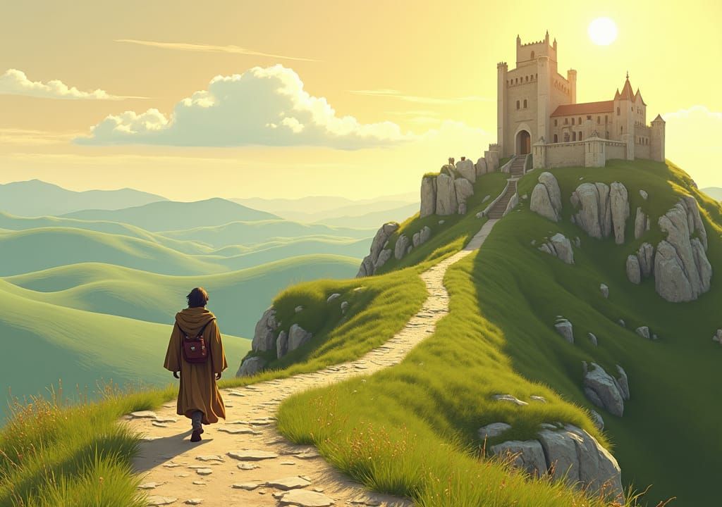 Pilgrim's Journey to a Distant Castle