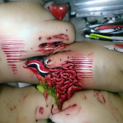 Graphic Image: Depiction of Bodily Harm