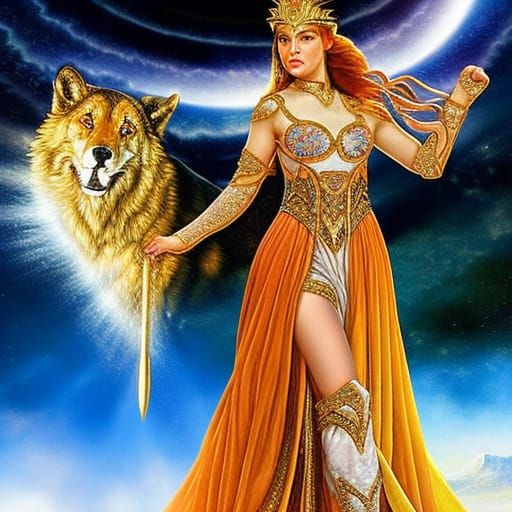 Circe and her malformed beast