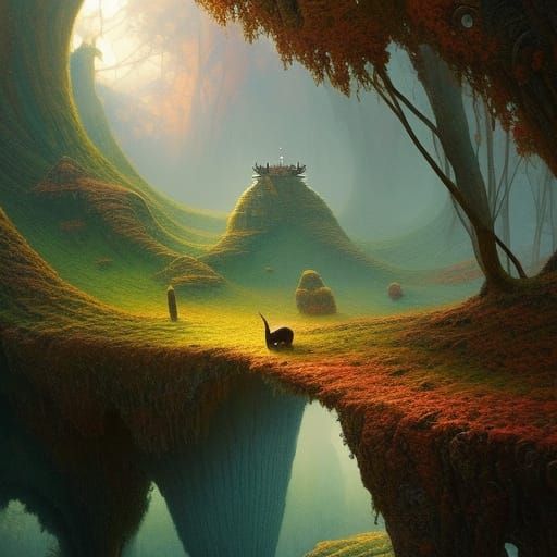 Watercolor Storybook Critter with Big Eyes