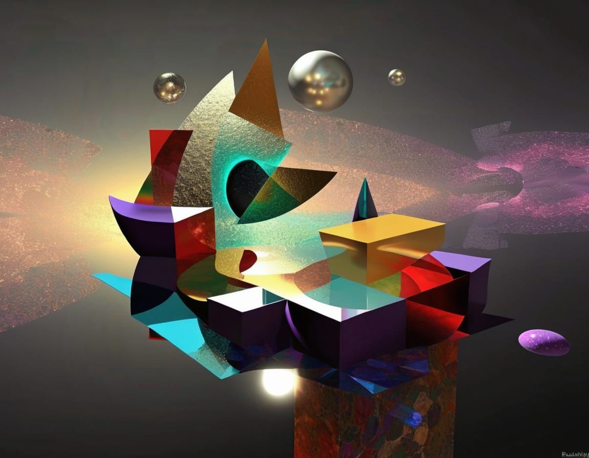 metalorganic architextual framework 3D  fractal chromoshadow...