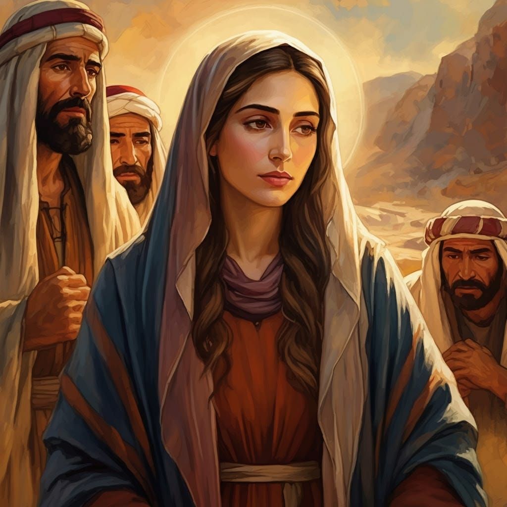 מגדלנה Mary Magdalene turned around and saw יֵשׁוּעַ Jesus standing there, but she did not know that it was יֵשׁוּעַ Jes...