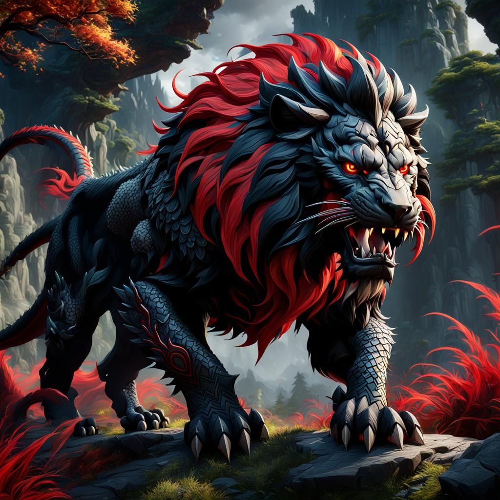 Draconic Lion