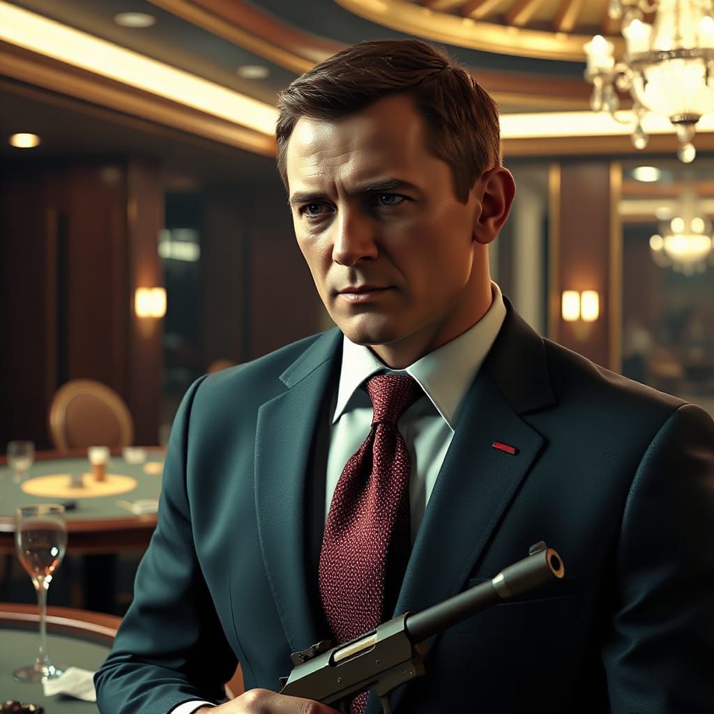 James Bond in Casino Royale: 3D Game Cinematic