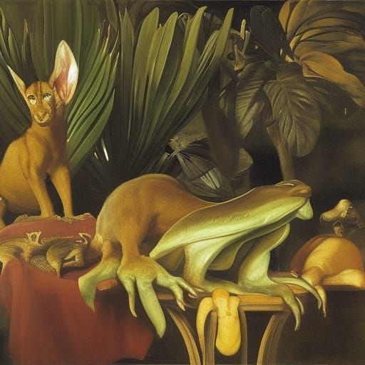 Melancholic Still Life in Realistic Style