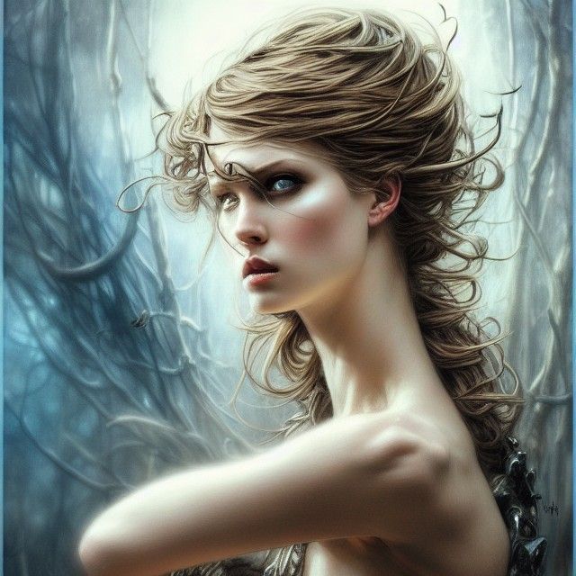 Goddess of Death Arises from the Darkness