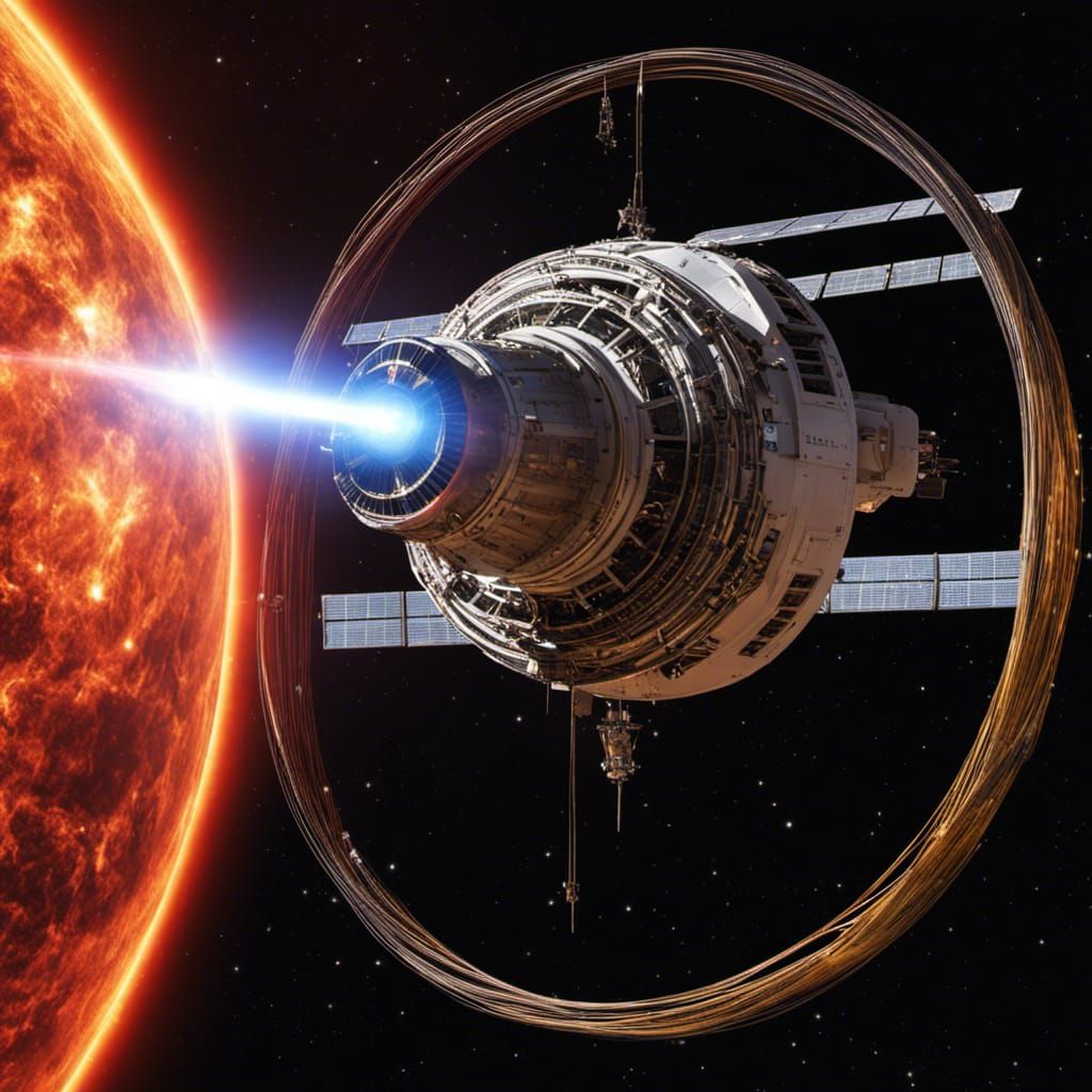 Quantum Entanglement Beam Fired From Starship