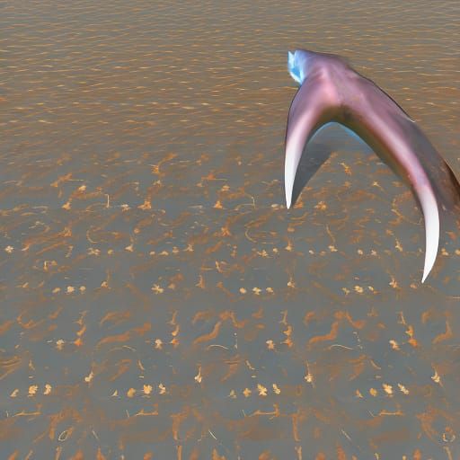 Fiery Bowhead Whale in High Resolution