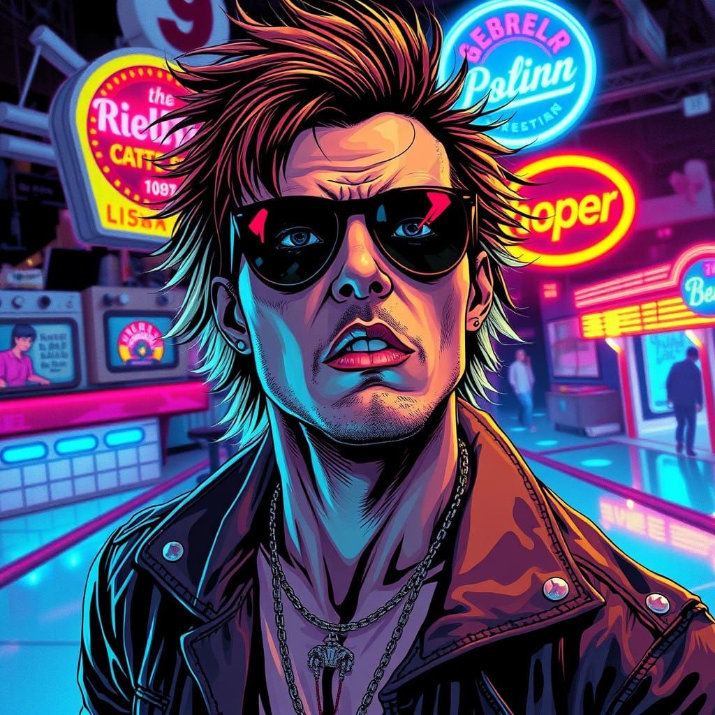 Raucous Youth Subcultures Celebrated in Vibrant Palette