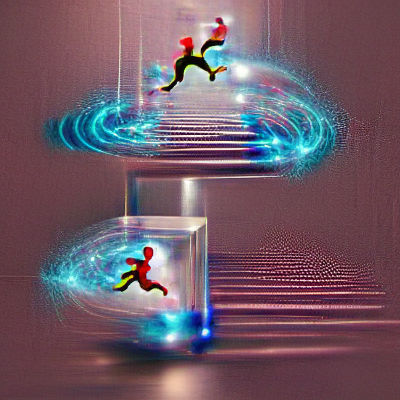 Abstract Quantum Jump Visualized