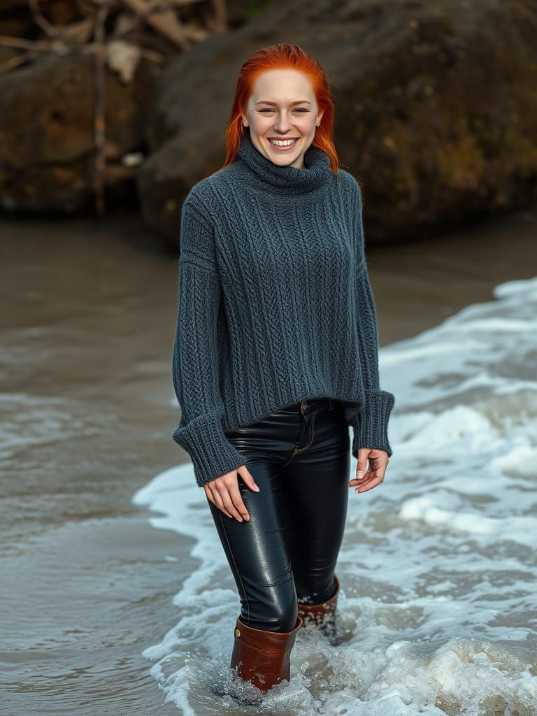 Vibrant Spring Morning on the Beach