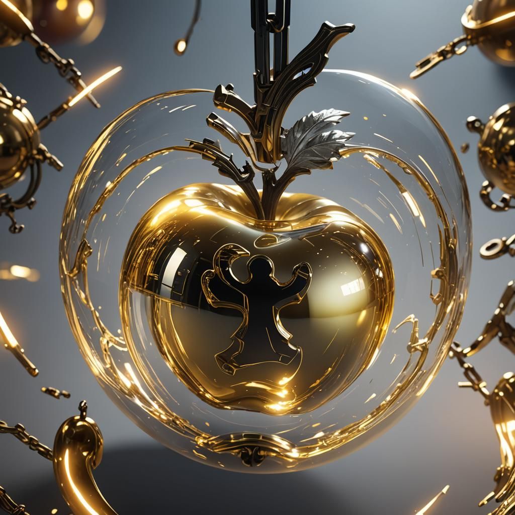 Golden Apple of Wonder in Epic 3D