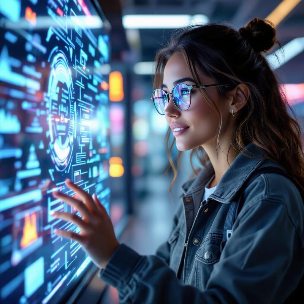 Student Embraces AI's Future in Language Education