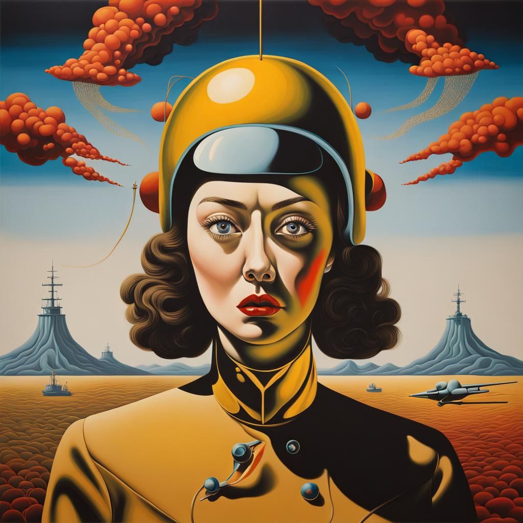Women at War in Surrealist Style