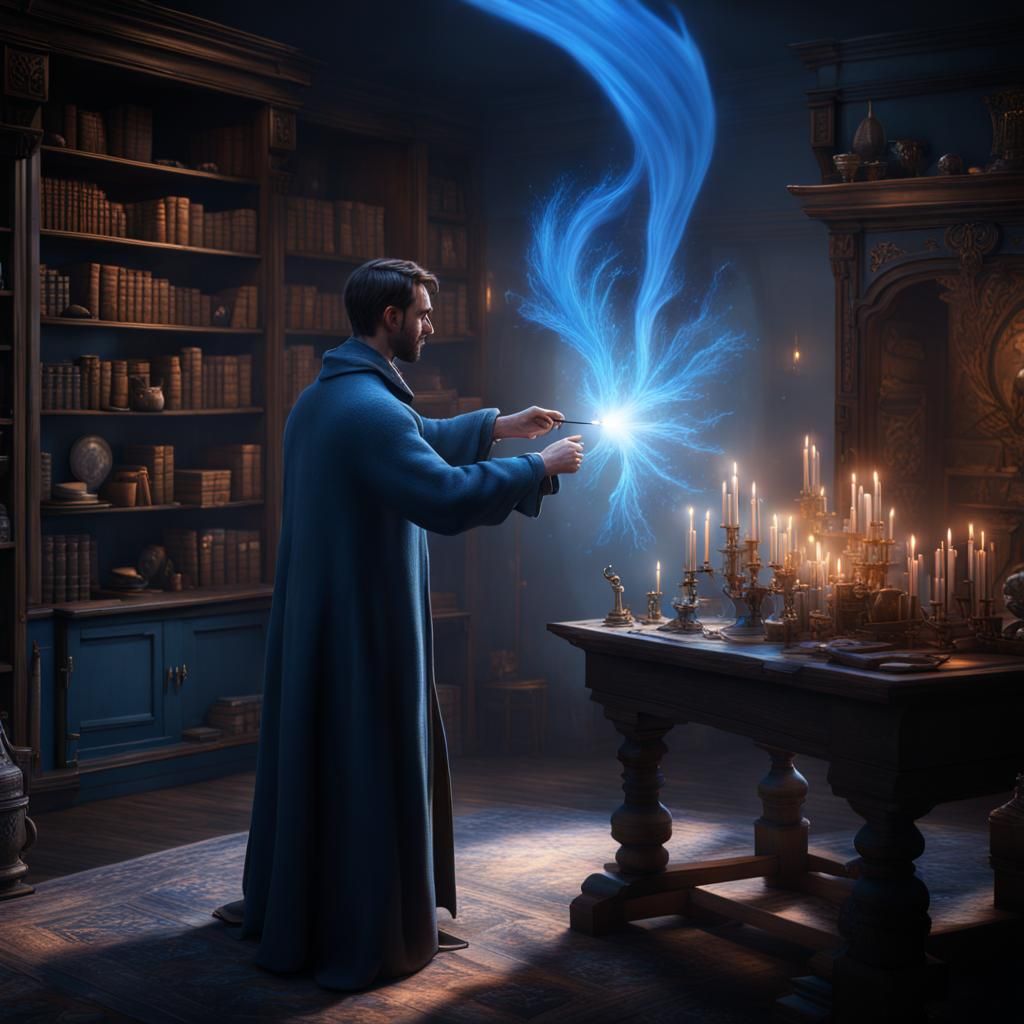 Neville Longbottom Casting a Spell