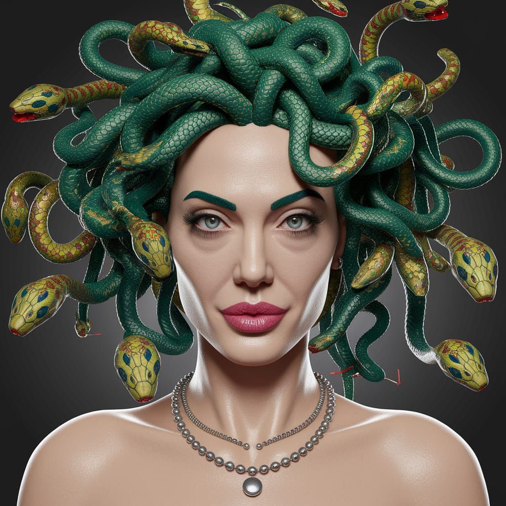 Angelina Jolie as Medusa