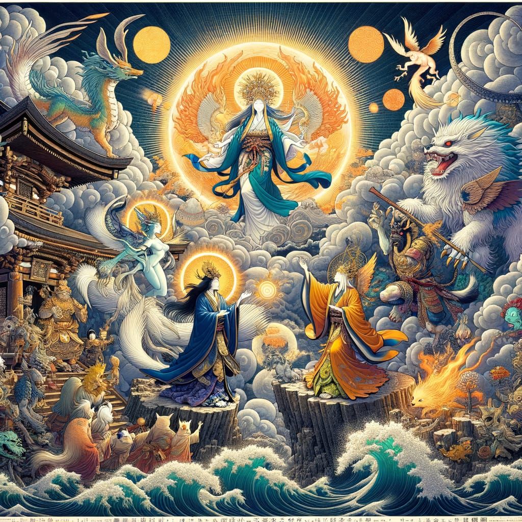 Ancient Japanese Gods Unite in the Creation of an Archipelag...