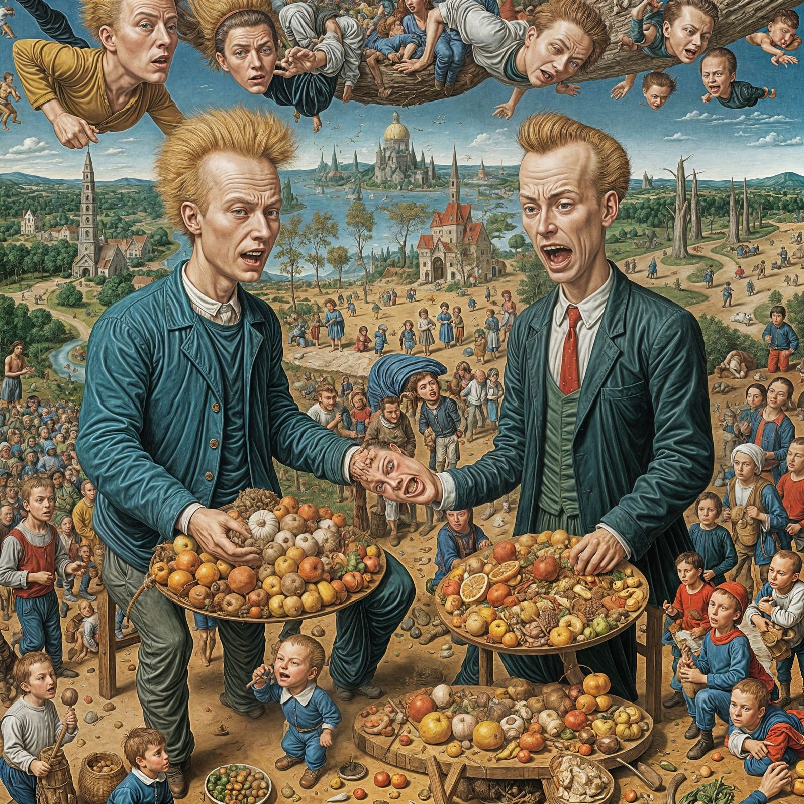 Beavis and Butthead as a Bruegel Painting