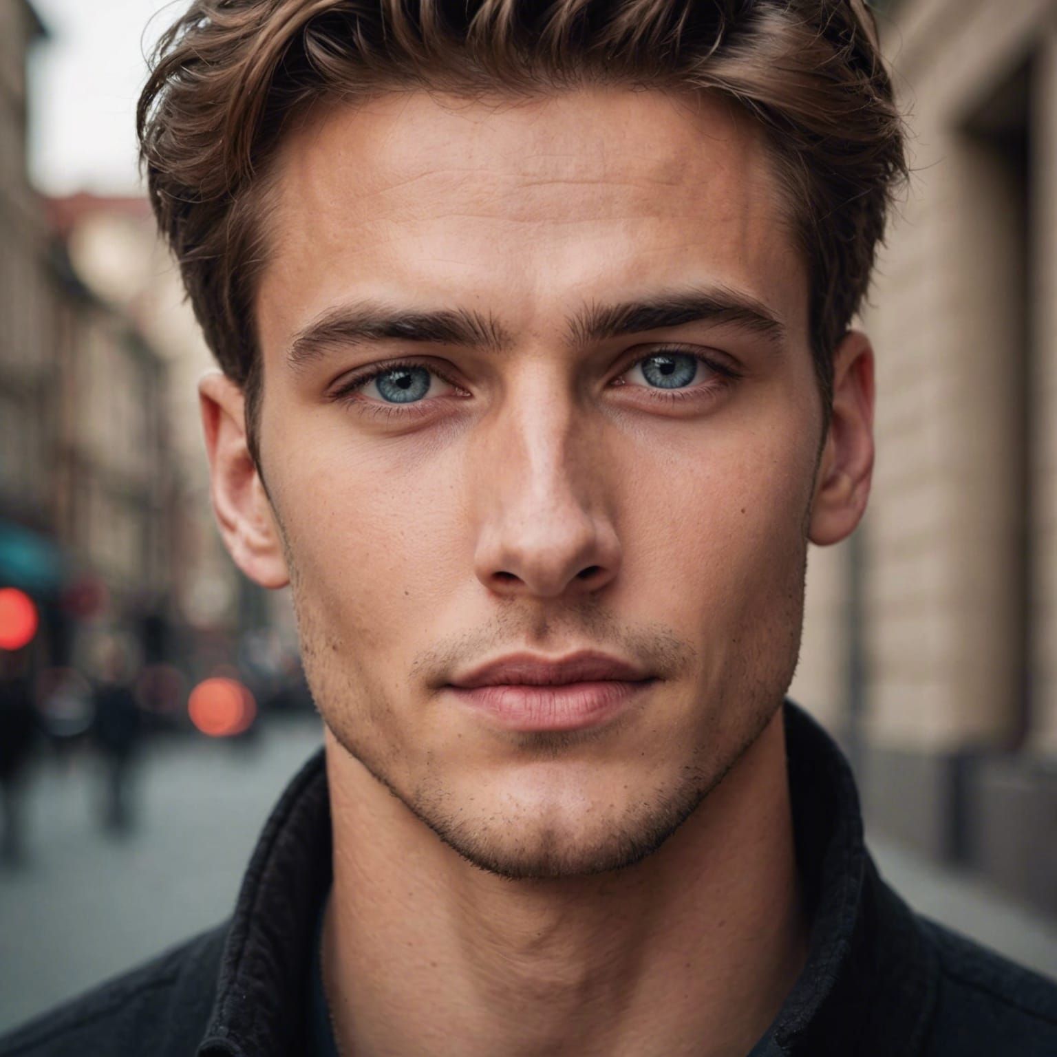 Photo-Quality Portrait of a Handsome Young Man