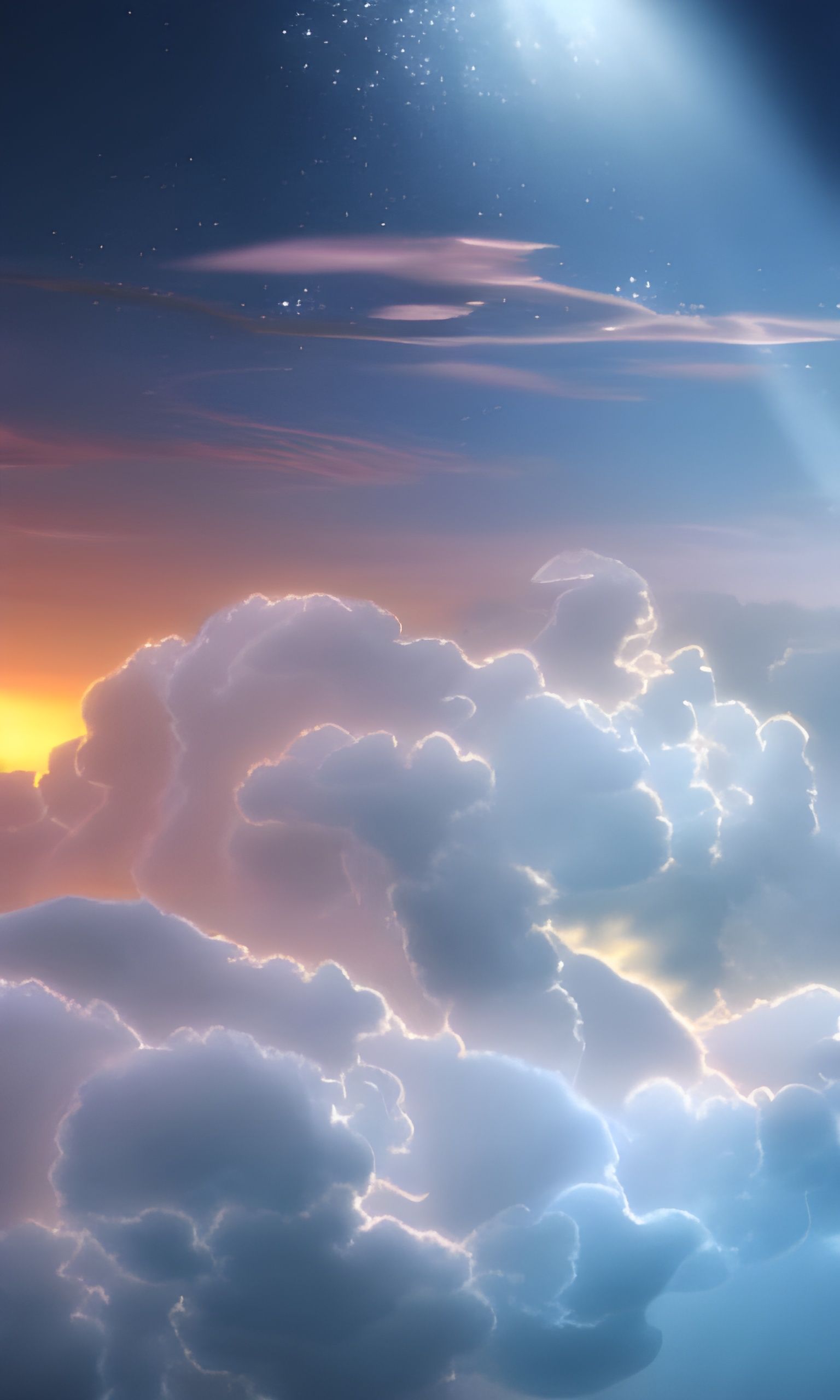 Angelic Beings Over Hurricane Katrina: Digital Sci-Fi