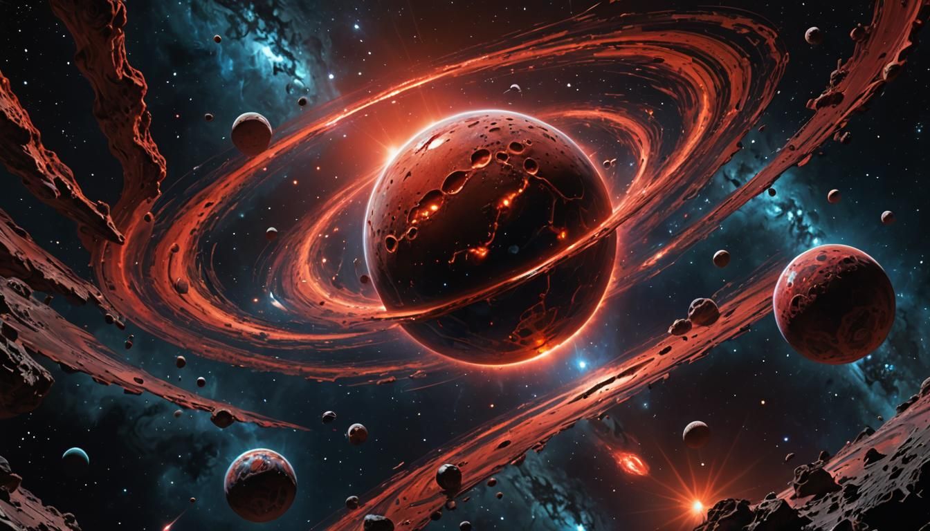 Cosmic Deep Space Vision in Hyper-Realism Style