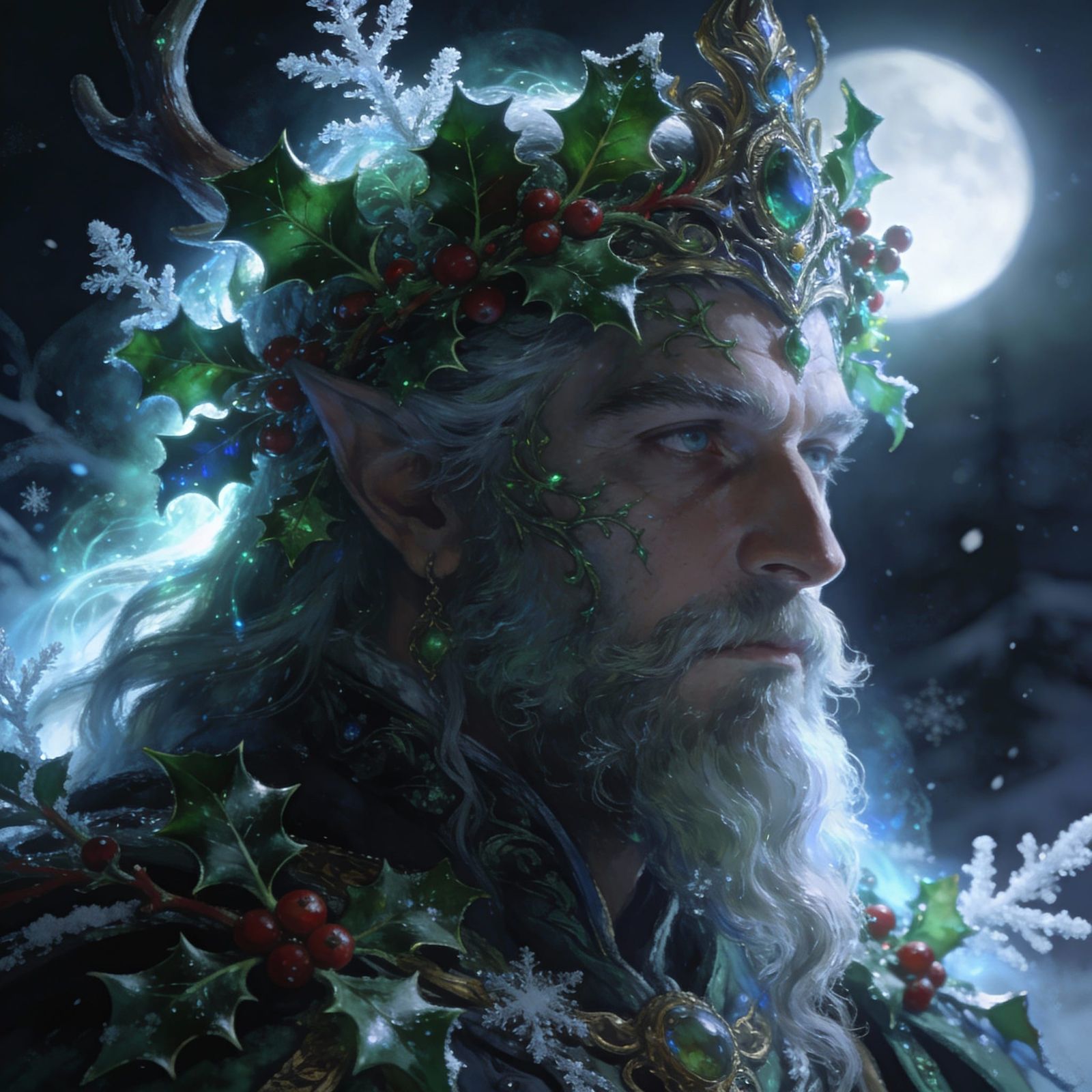 King of the Holly Embodies Yule Magic