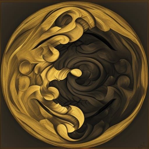 Detailed Yin and Yang Matte Painting in 8k