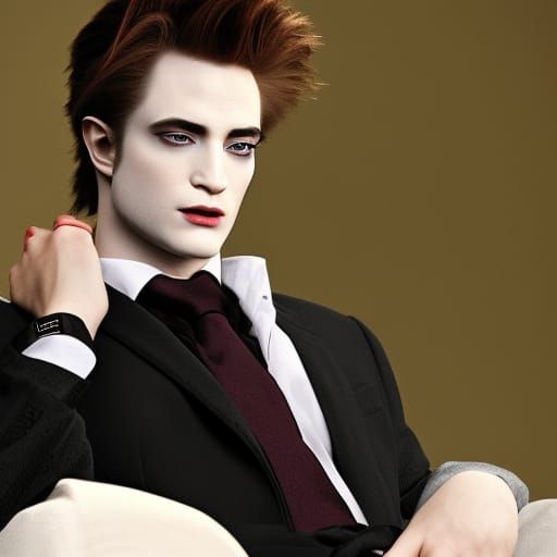 Edward Cullen Digital Art Portrait