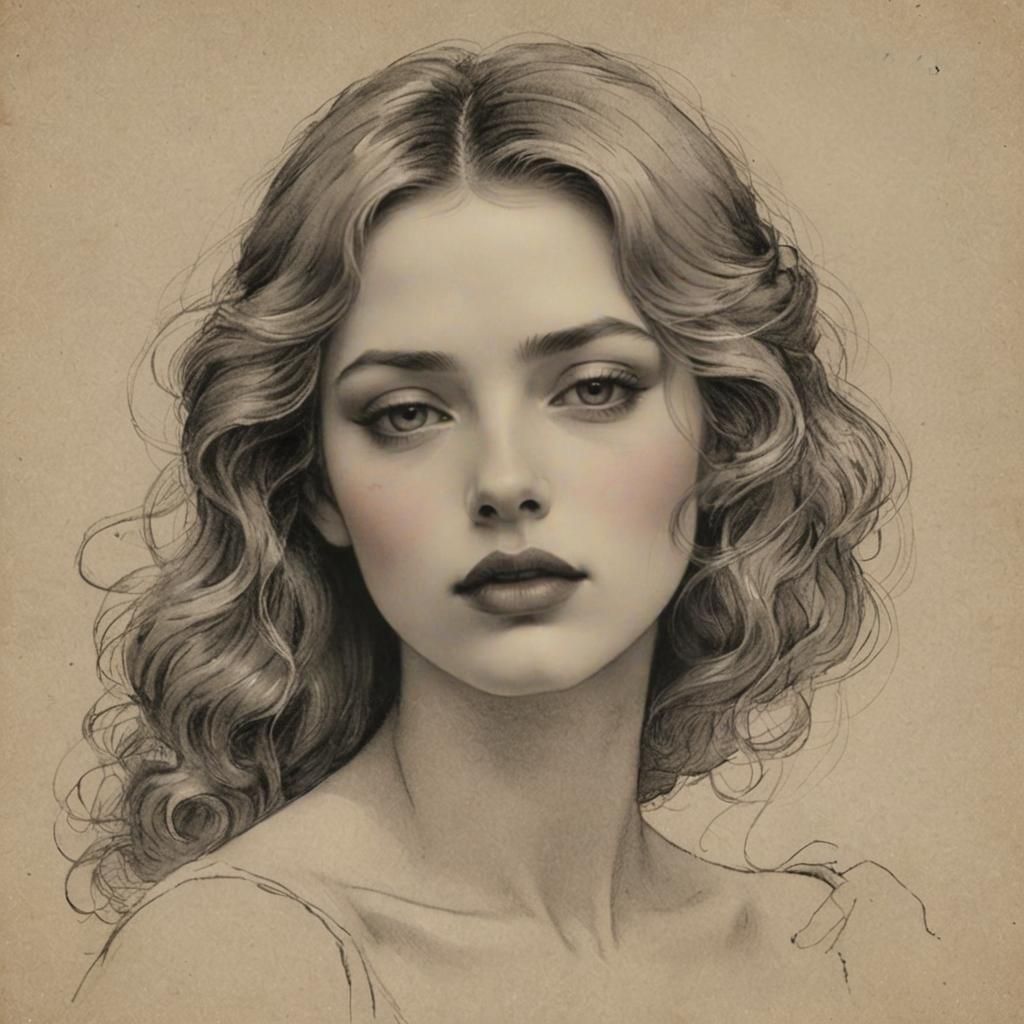 Intimate Embrace of Lips and Fingers