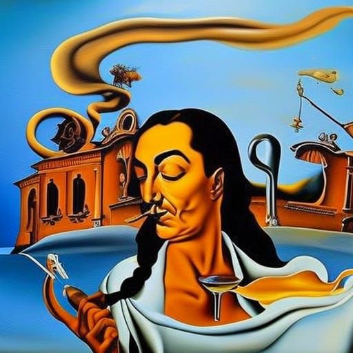 Surreal Kitchen Chaos Inspired by Salvador Dali