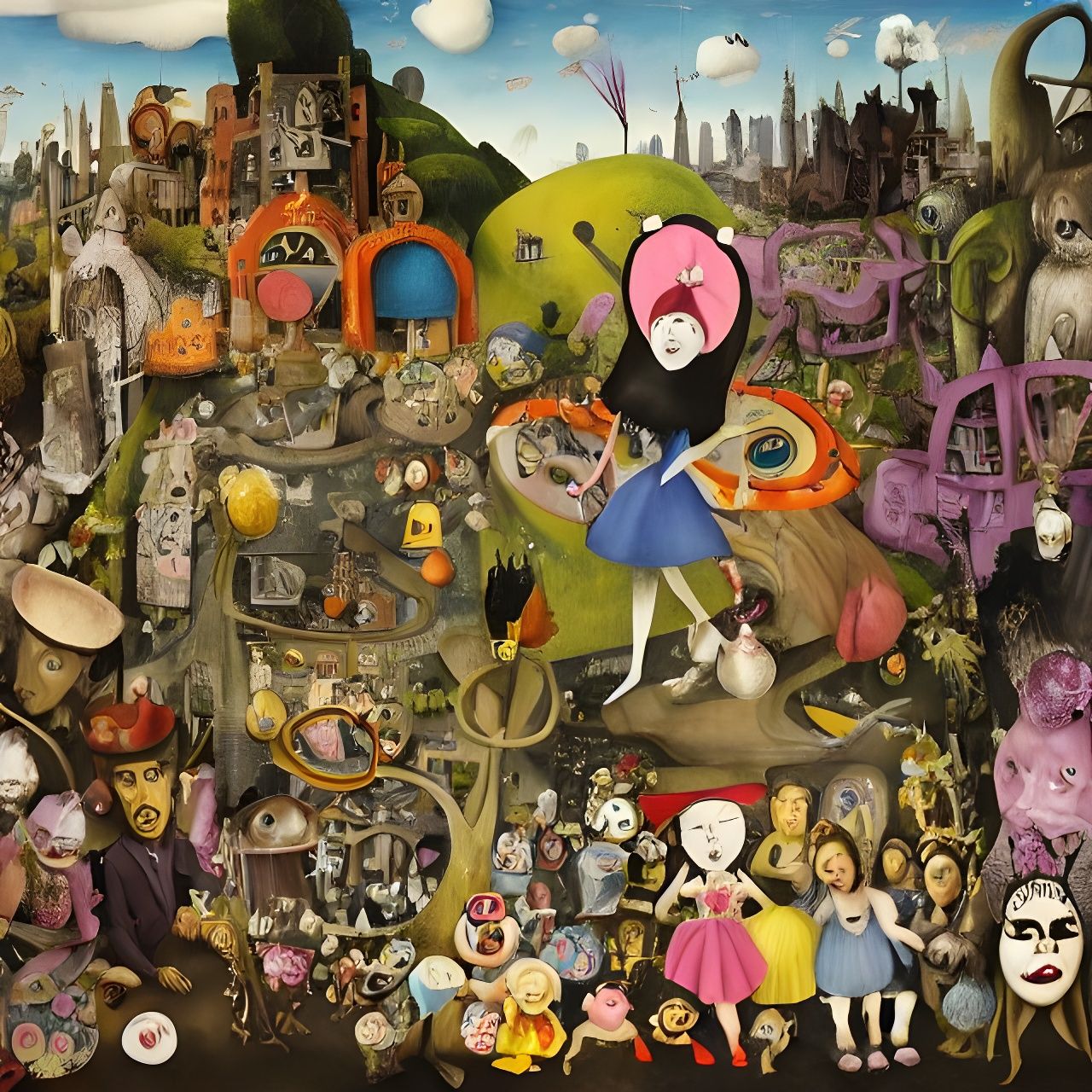 Alice in Wonderland in Dystopian Rio