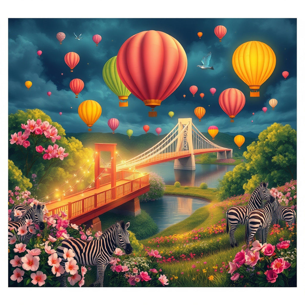 Alphabetical Extravaganza: Blossoms, Bridges, Balloons, Zebr...
