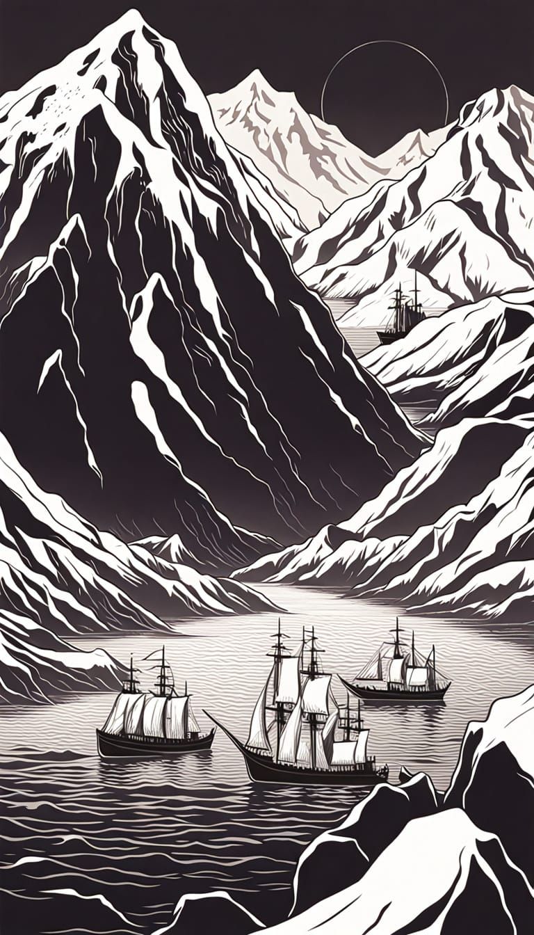 Great Old Ones City in Antarctica