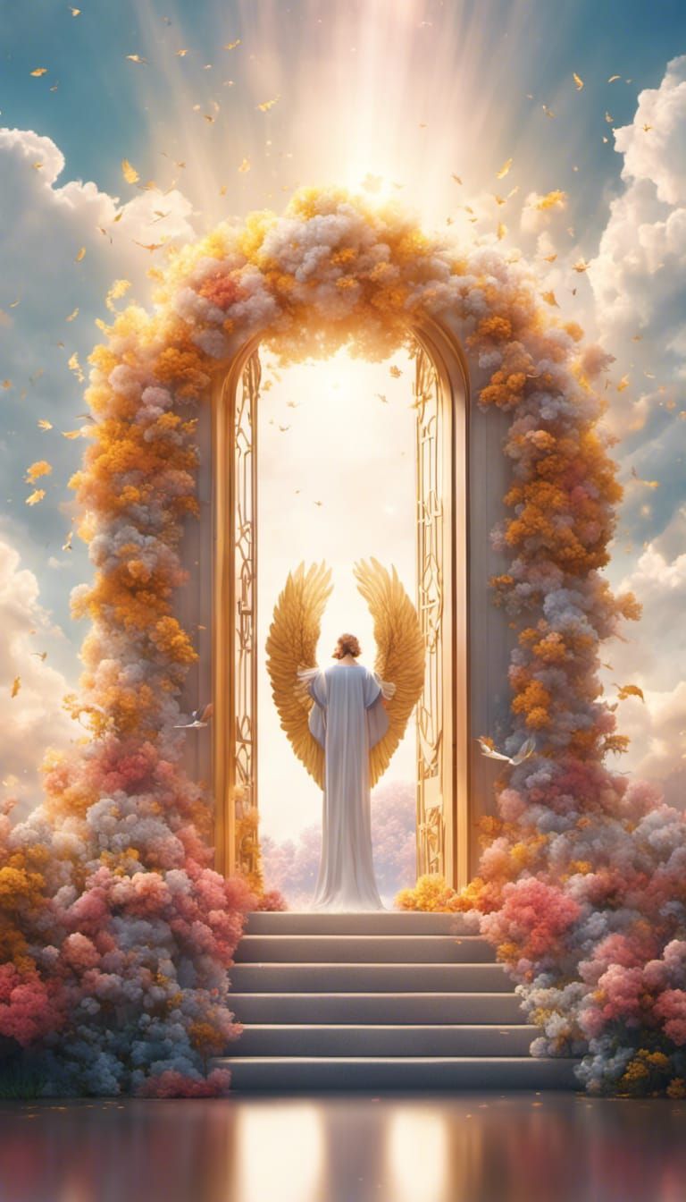 Heaven's Gate: A Realistic and Vibrant Rendering