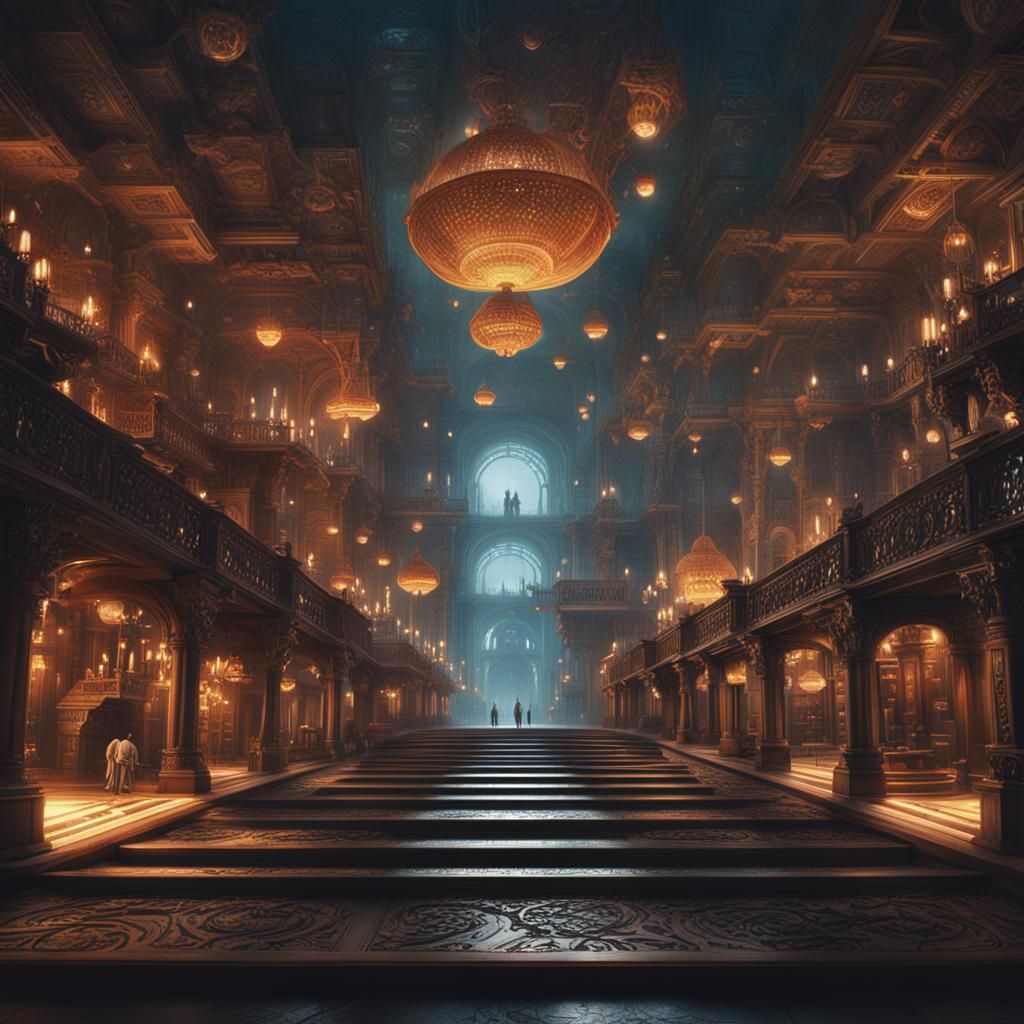 Cinematic Digital Matte Painting: Layout Comprehension