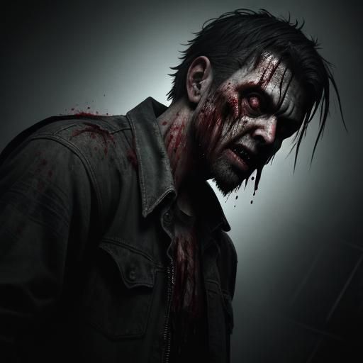 Hyper-Realistic Zombie Killing in Cinematic Horror Style