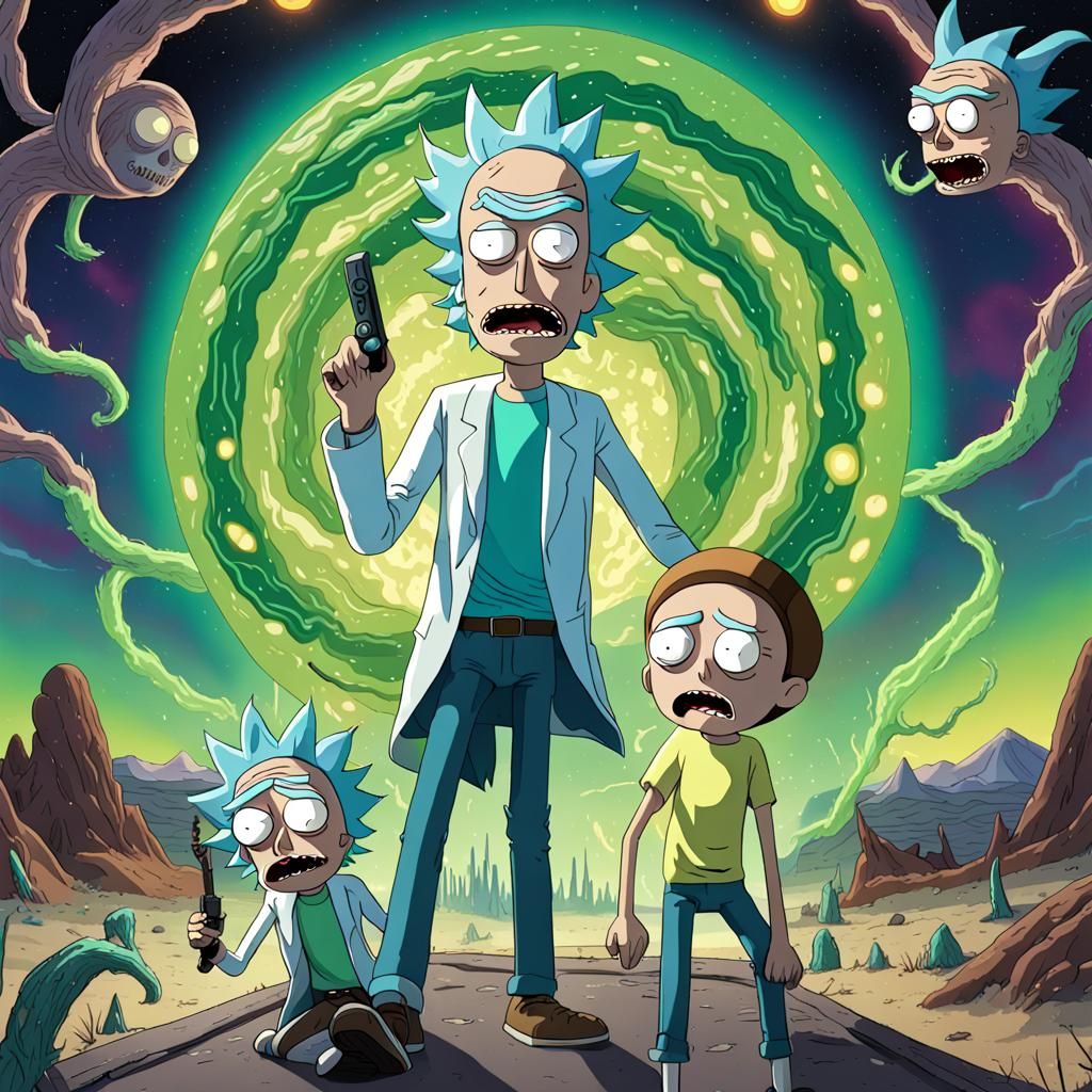 Rick and Morty Illustration