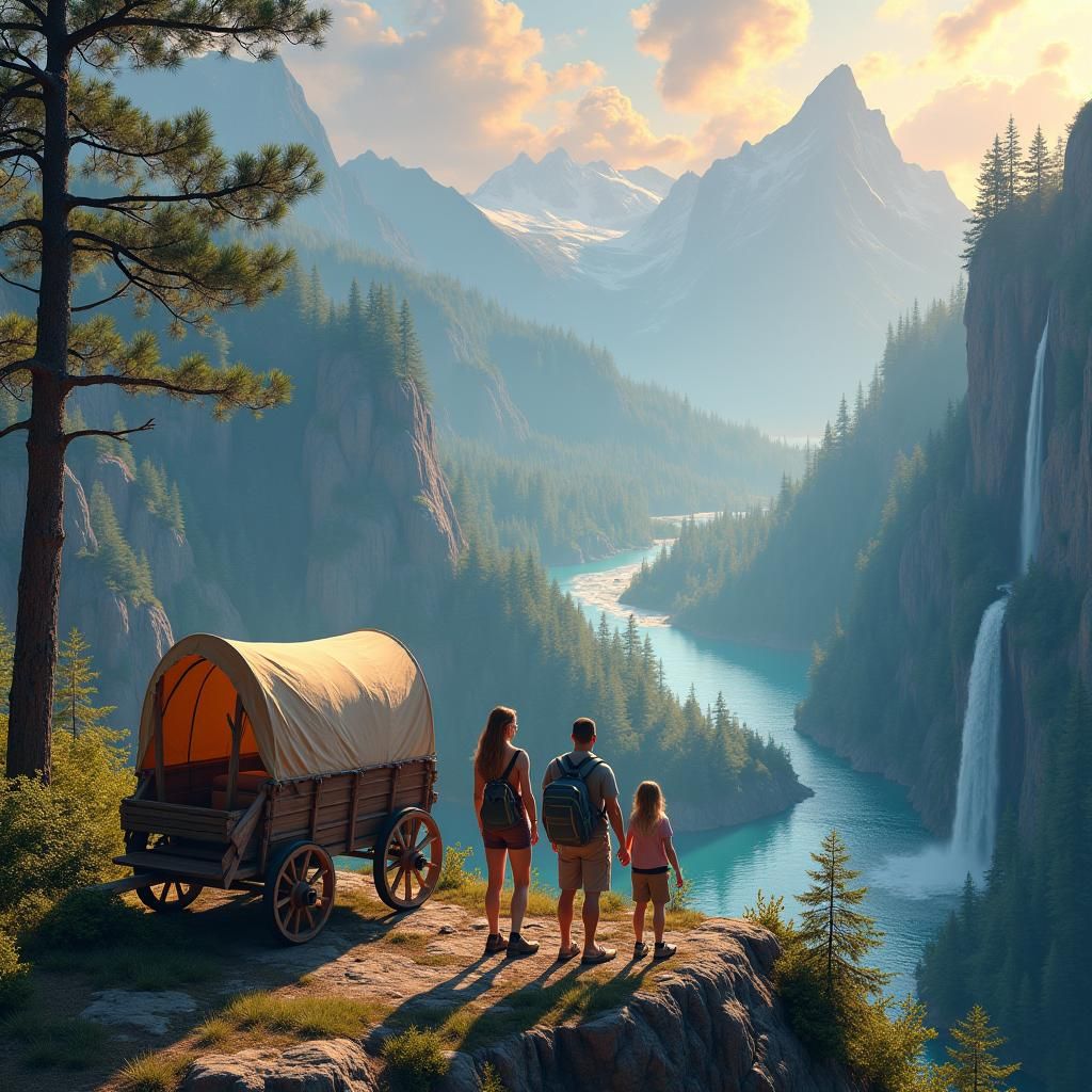 Whimsical Family Adventure in a Fantasy Realm