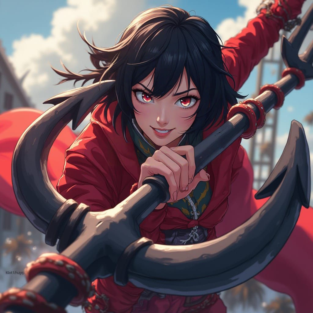 Ruby Rose Anime Manga Cover Art