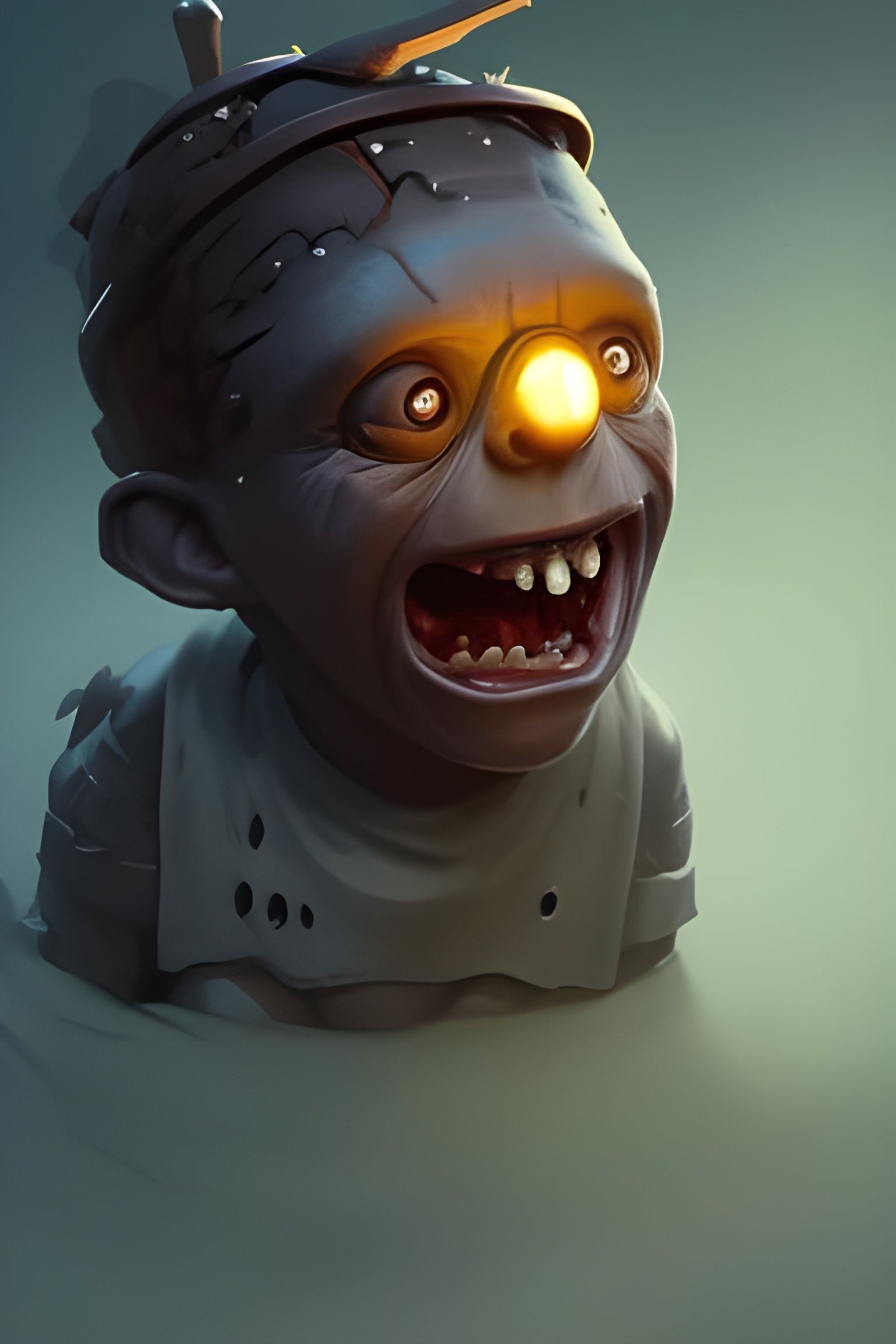 Cute Miniature Frankenstein Monster on ArtStation
